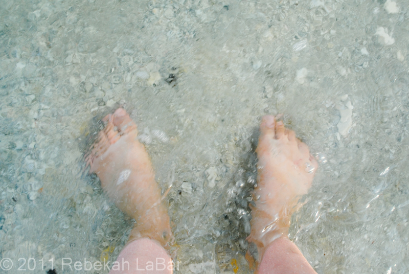 Waters of the Gulf of Mexico, Pensacola, Florida. Not the first time to the Gulf, but first time to the Florida Peninsula Gulf!