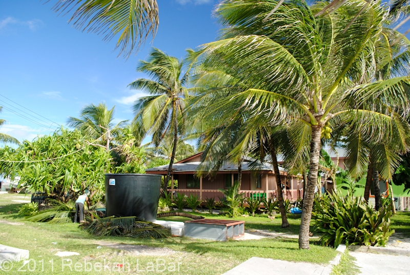 One of the nicer houses on Ebeye