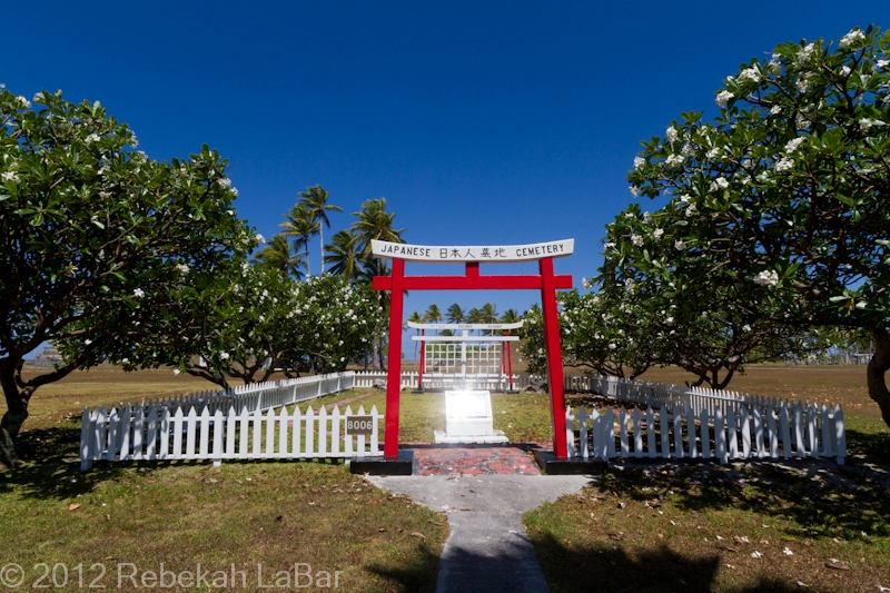 Japanese Cemetery on Roi-Namur, honoring those who lost their lives defending the island in WWII